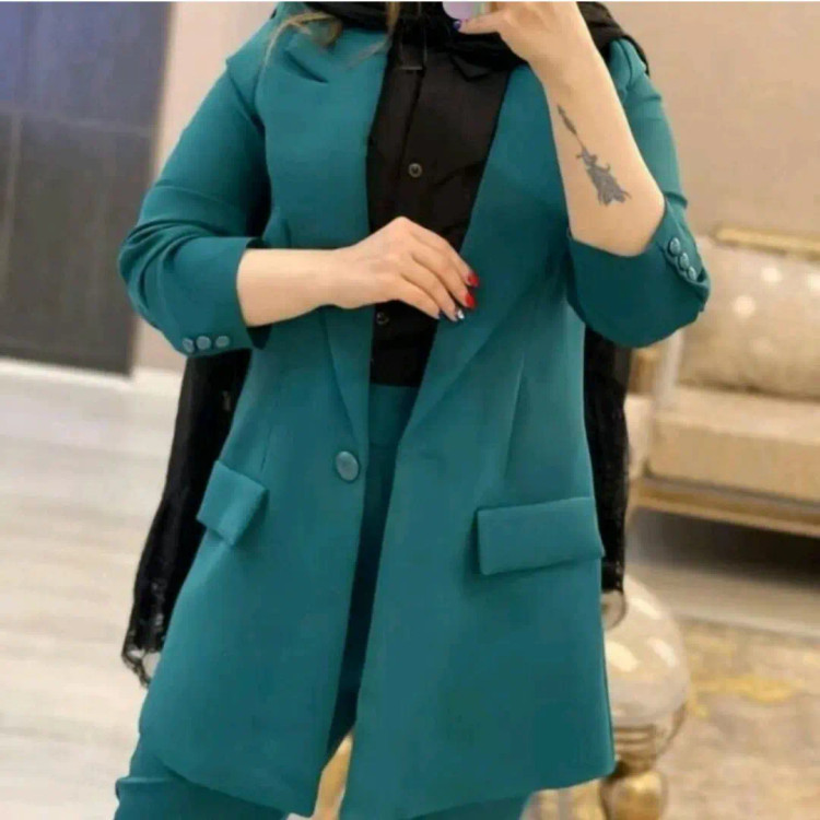 کت و شلوار زنانه شیک 0008 کالکشن شیک پوشان