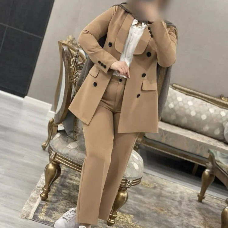 کت و شلوار زنانه فانتزی مدرن جذاب 0016 کالکشن شیک پوشان