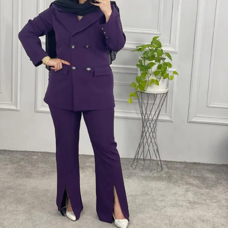 کت و شلوار زنانه مجلسی و زیبا 0039 کالکشن شیک پوشان
