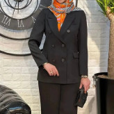 کت و شلوار زنانه مدل مجلسی زیبا 0061 کالکشن شیک پوشان