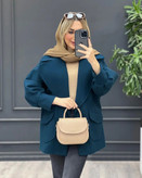 پالتو زنانه زمستانه فانتزی 0079 کالکشن شیک پوشان