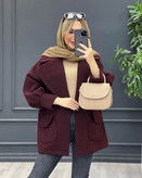 پالتو زنانه زمستانه فانتزی 0079 کالکشن شیک پوشان