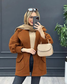 پالتو زنانه زمستانه فانتزی 0079 کالکشن شیک پوشان