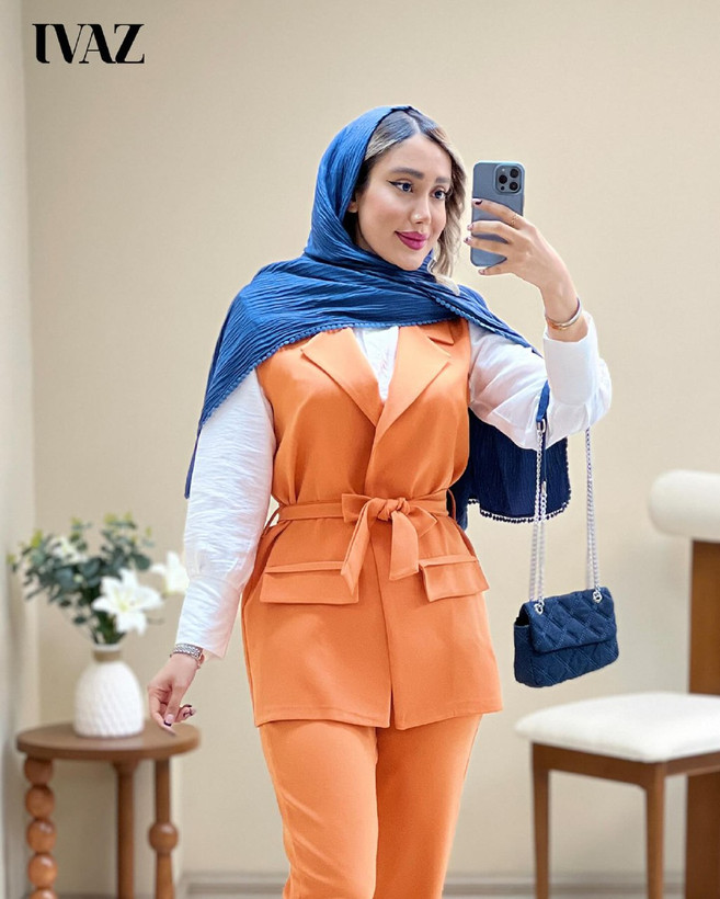 وست ست زنانه بی نظیر زیبا 0090 کالکشن شیک پوشان