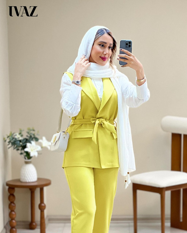 وست ست زنانه بی نظیر زیبا 0090 کالکشن شیک پوشان