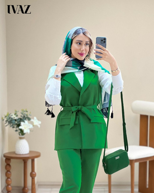 وست ست زنانه بی نظیر زیبا 0090 کالکشن شیک پوشان