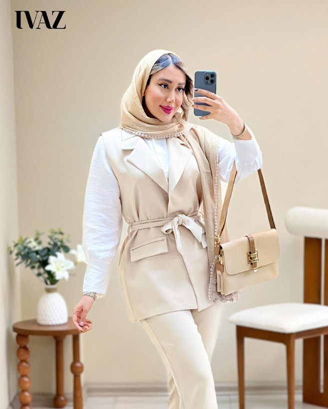 وست ست زنانه بی نظیر زیبا 0090 کالکشن شیک پوشان