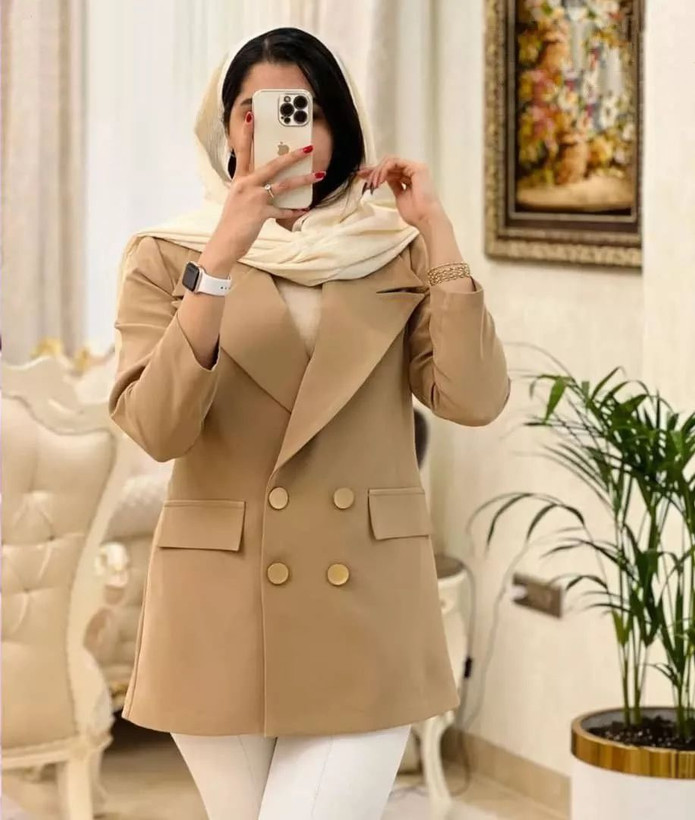 کت تک زنانه جذاب ساده مجلسی 0103 کالکشن شیک پوشان