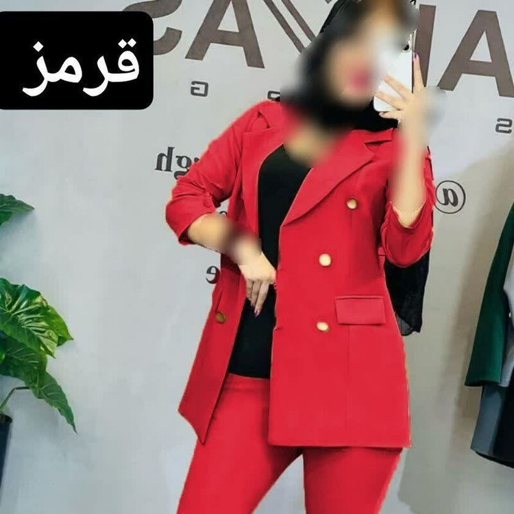 کت و شلوار زنانه فانتزی مجلسی 0107 کالکشن شیک پوشان