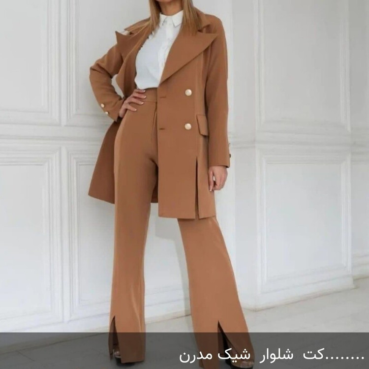 کت و شلوار زنانه فانتزی مدل مجلسی 0183 کالکشن شیک پوشان