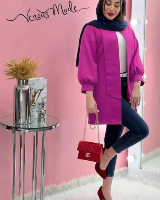 کت تک زنانه فانتزی شکیل 0228 کالکشن شیک پوشان