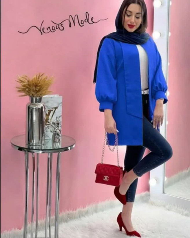کت تک زنانه فانتزی شکیل 0228 کالکشن شیک پوشان