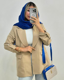کت تک زنانه زیبا پسند 0236 کالکشن شیک پوشان
