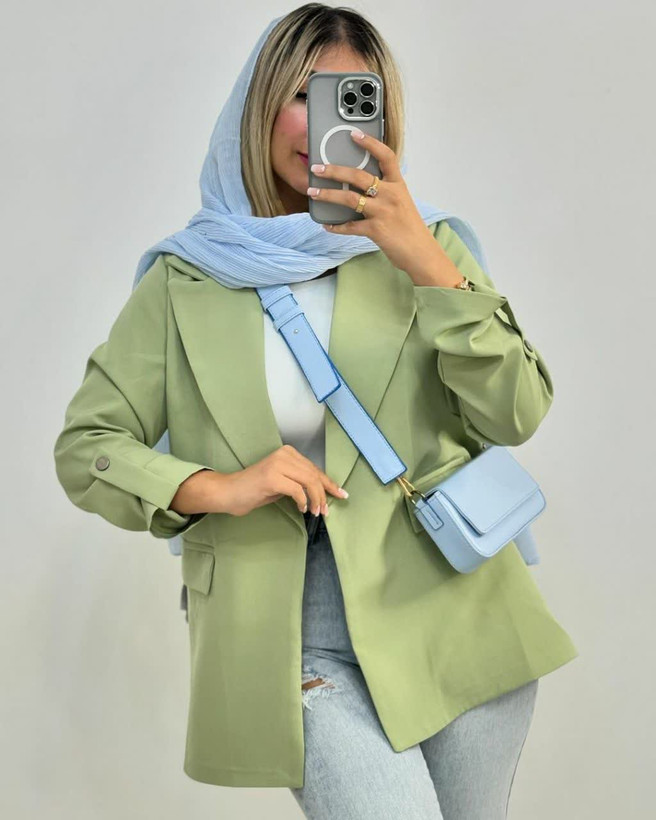 کت تک زنانه زیبا پسند 0236 کالکشن شیک پوشان