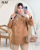 کت و شلوار زنانه فانتزی مجلسی 0256 کالکشن شیک پوشان