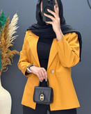 کت تک زنانه جذاب و ایستاده 0263 کالکشن شیک پوشان