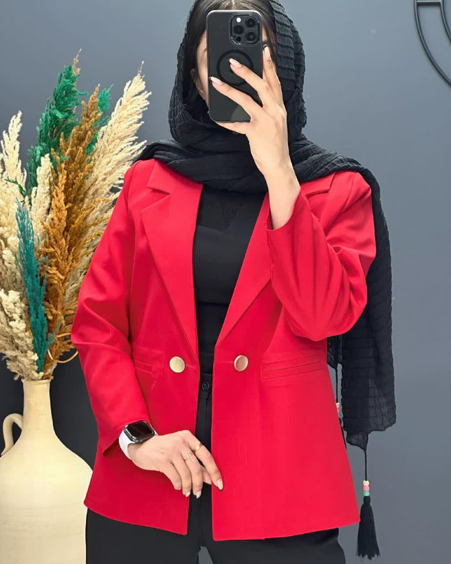 کت تک زنانه جذاب و ایستاده 0263 کالکشن شیک پوشان