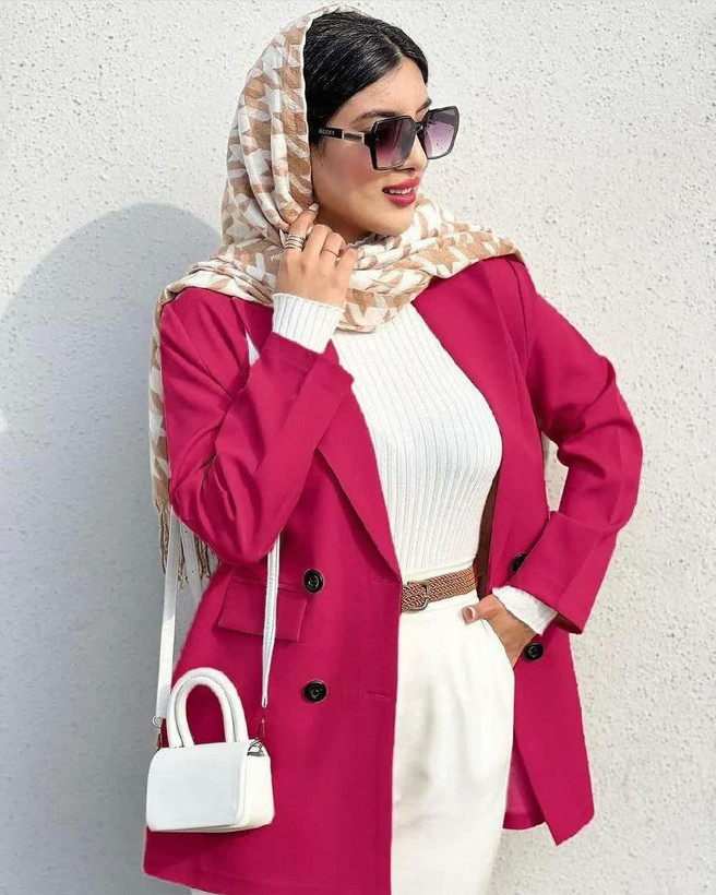 کت تک زنانه منحصر به فرد زیبا 0268 کالکشن شیک پوشان