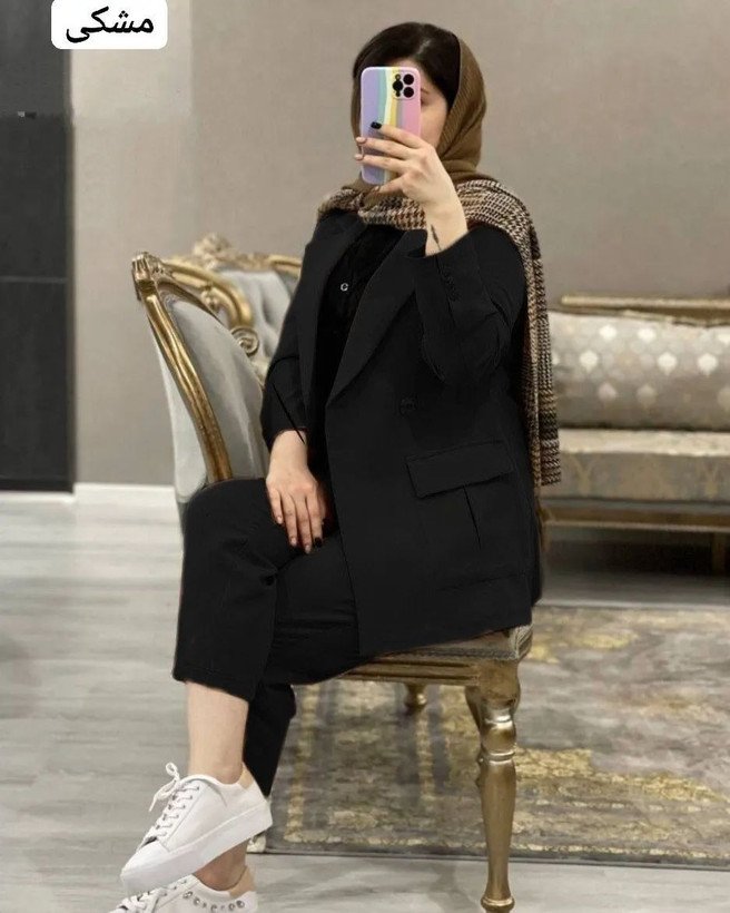 کت و شلوار زنانه جذاب فانتزی 0281 کالکشن شیک پوشان