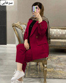 کت و شلوار زنانه جذاب فانتزی 0281 کالکشن شیک پوشان