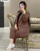 کت و شلوار زنانه جذاب فانتزی 0281 کالکشن شیک پوشان