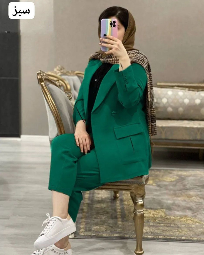 کت و شلوار زنانه جذاب فانتزی 0281 کالکشن شیک پوشان