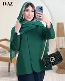 کت تک زنانه مزونی جذاب 0296 کالکشن شیک پوشان