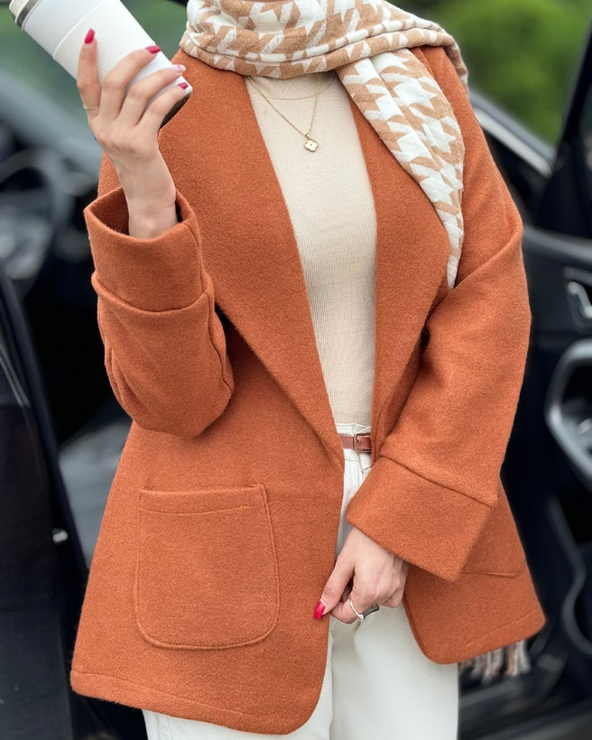 پالتو فوتر فانتزی زیبا و جذاب 0349 کالکشن شیک پوشان