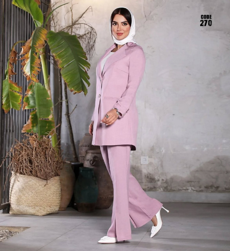 کت و شلوار زنانه اداری رسمی شیک و خاص 0365 کالکشن شیک پوشان