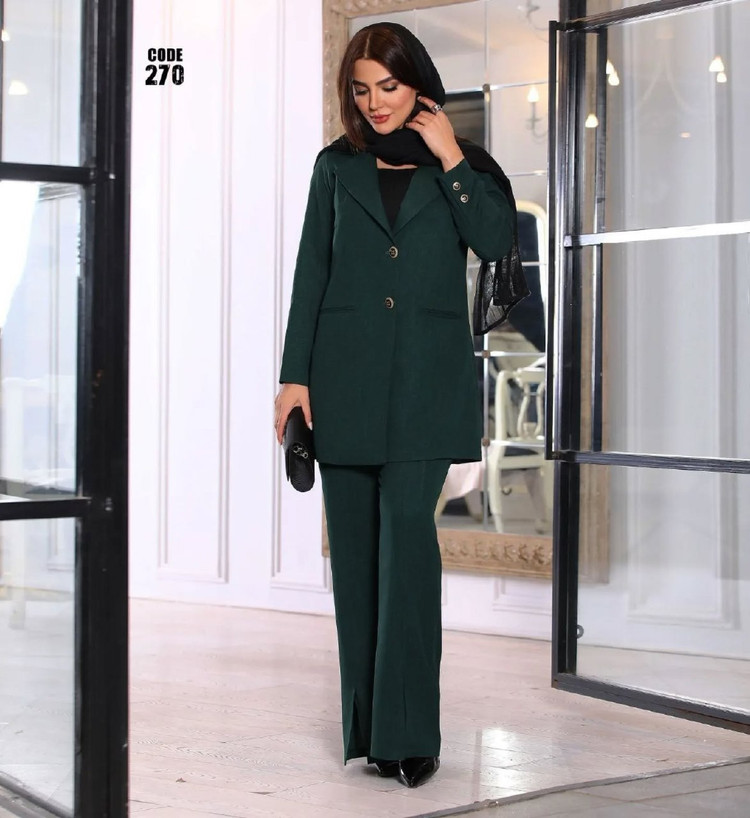 کت و شلوار زنانه اداری رسمی شیک و خاص 0365 کالکشن شیک پوشان