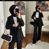 کت و شلوار زنانه فانتزی لش زیبا بهاره 0395 کالکشن شیک پوشان