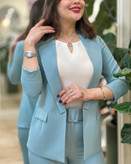 کت و شلوار زنانه فانتزی زیبا مجلسی 0412 کالکشن شیک پوشان