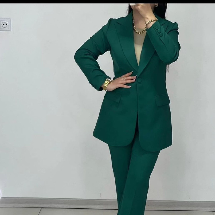 کت و شلوار زنانه رسمی ساده جذاب 0419 کالکشن شیک پوشان