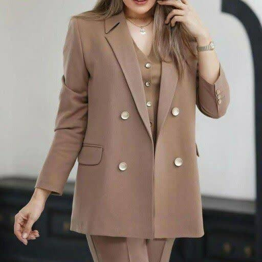سه تیکه زنانه مهتاب فانتزی شکیل 0436 کالکشن شیک پوشان